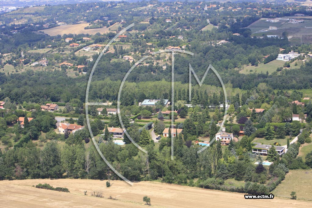 Photo arienne de Vigoulet Auzil