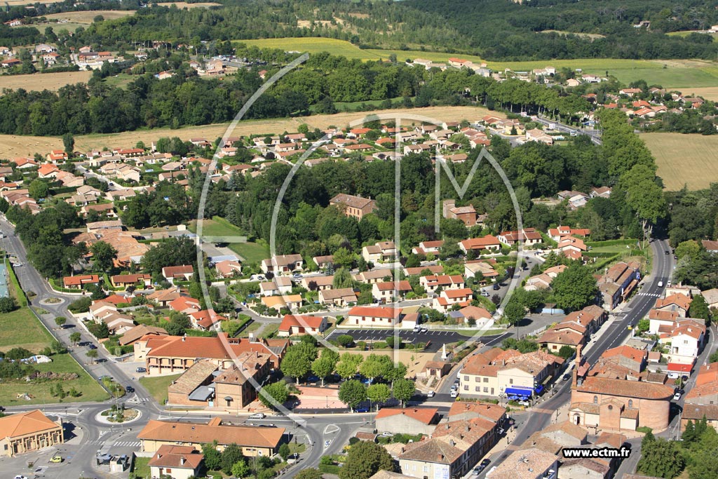 Photo arienne de Castelmaurou