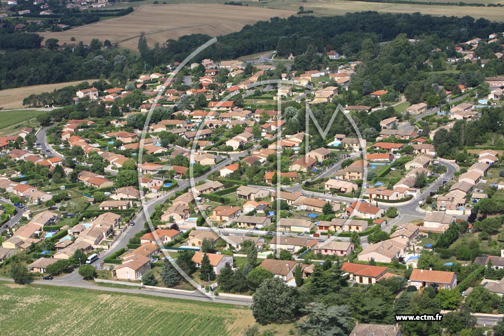 Photo arienne de Montberon
