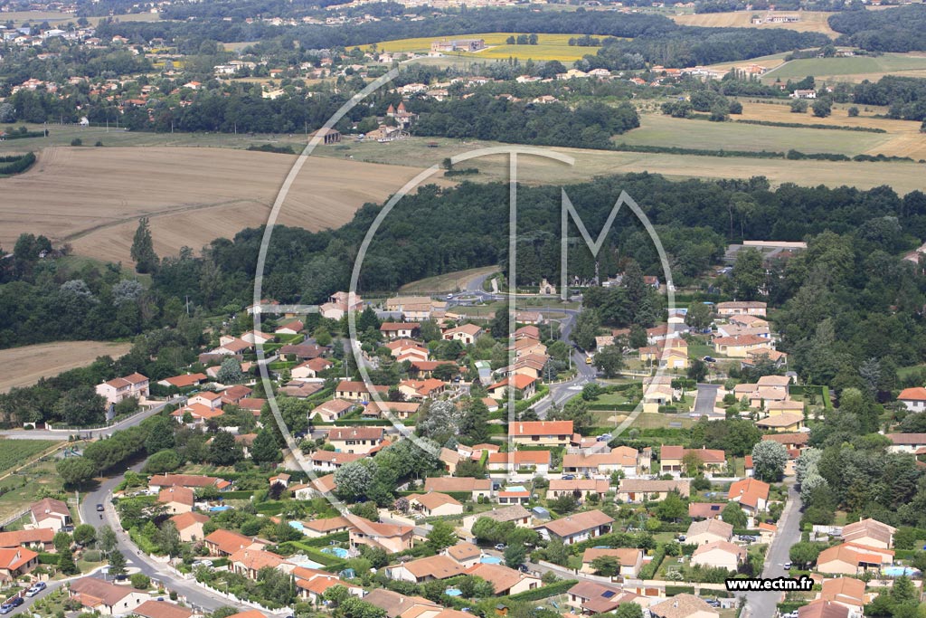 Photo arienne de Montberon