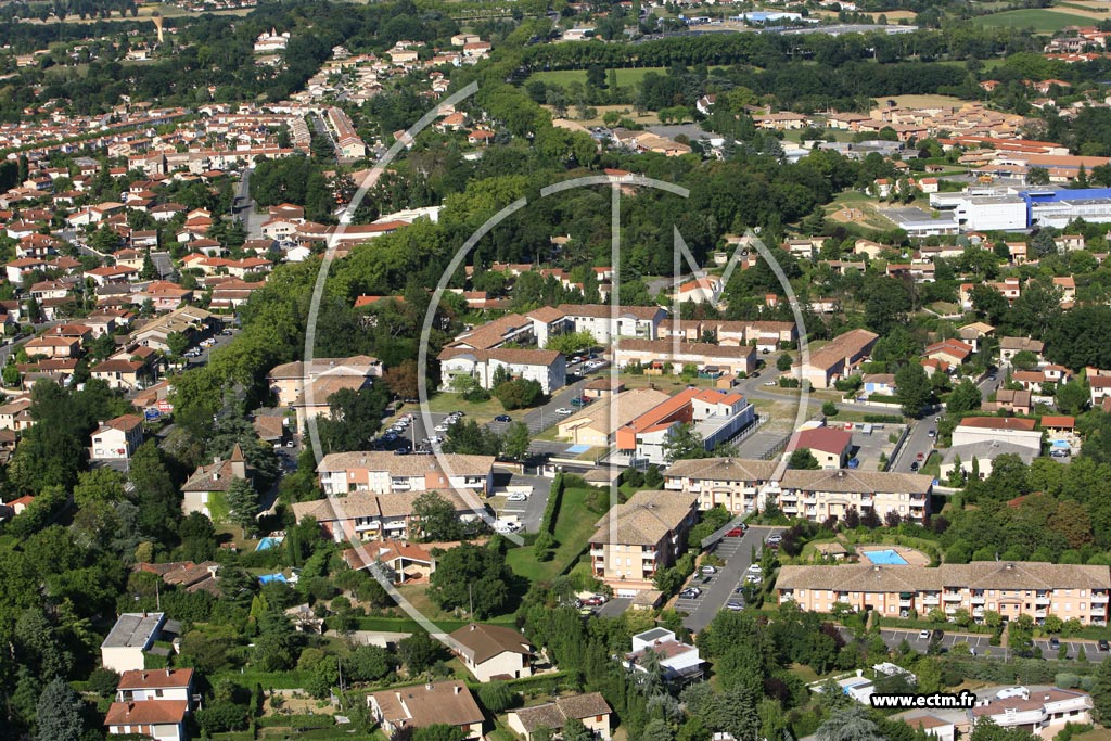Photo arienne de Saint Jean