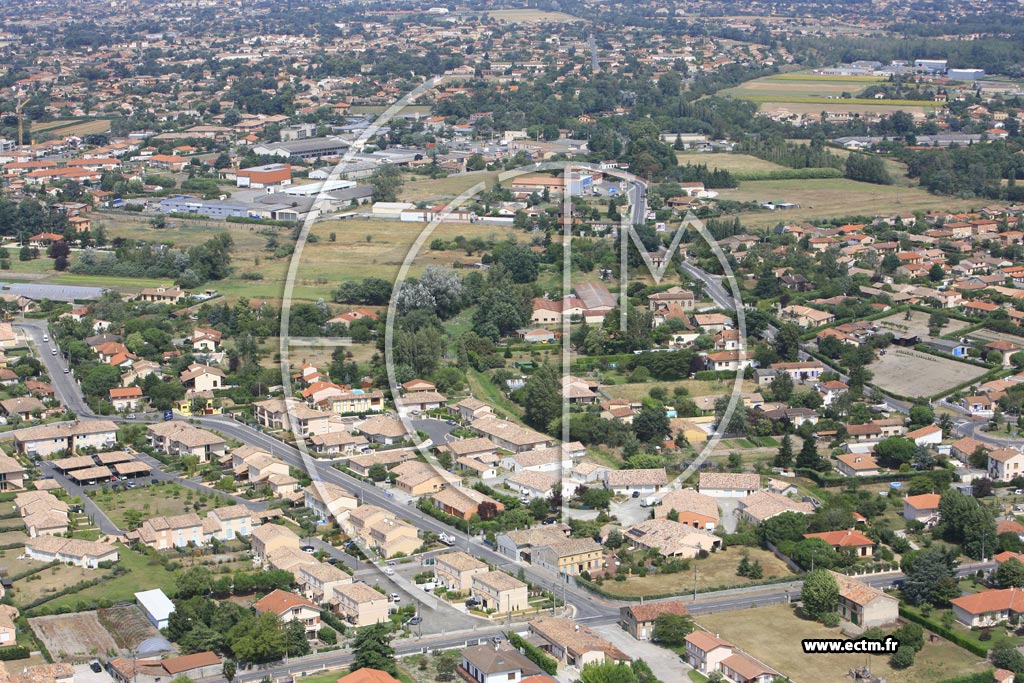 Photo arienne de Launaguet