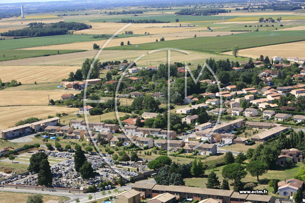 Photo arienne de Aussonne