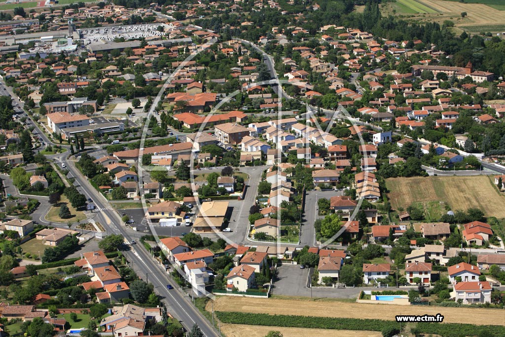 Photo arienne de Blagnac - Nord