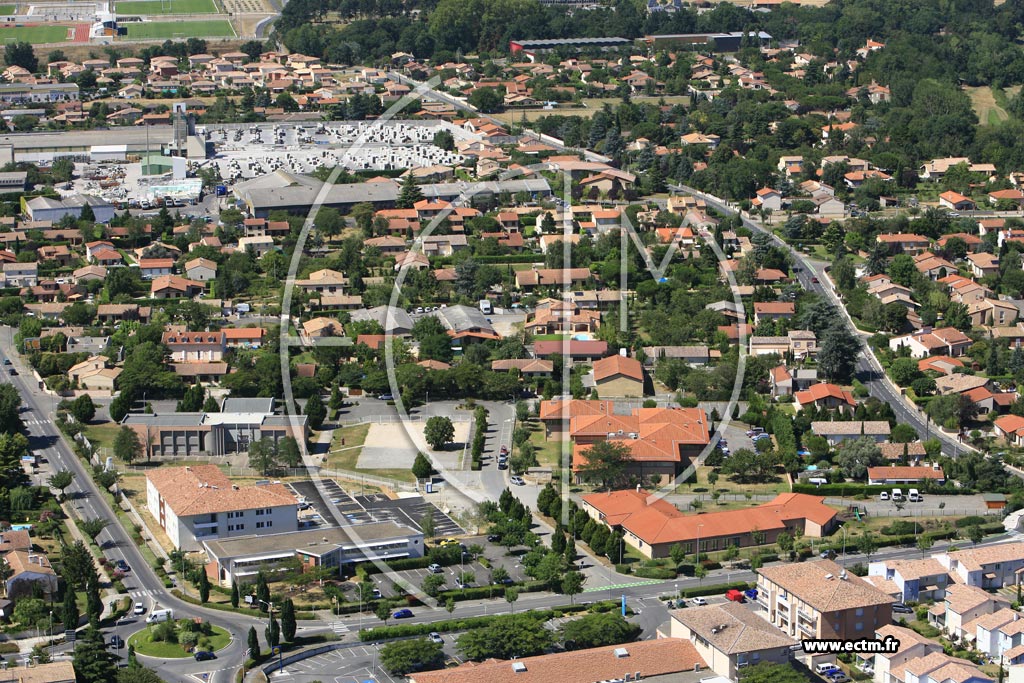 Photo arienne de Blagnac - Nord
