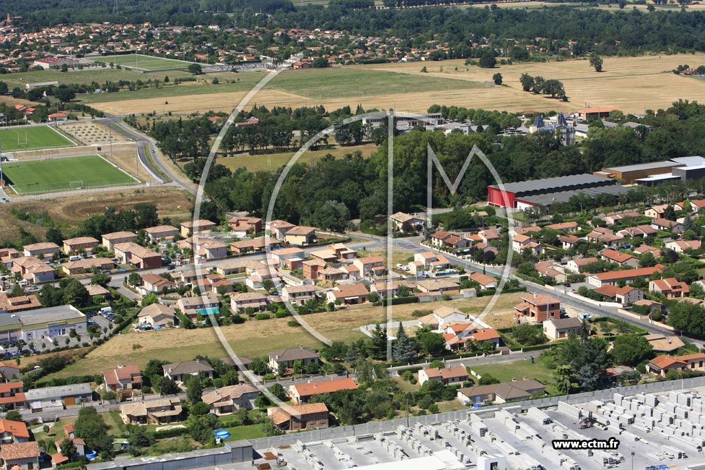 Photo arienne de Blagnac - Nord