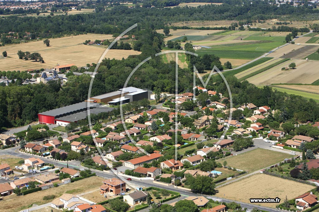 Photo arienne de Blagnac - Nord