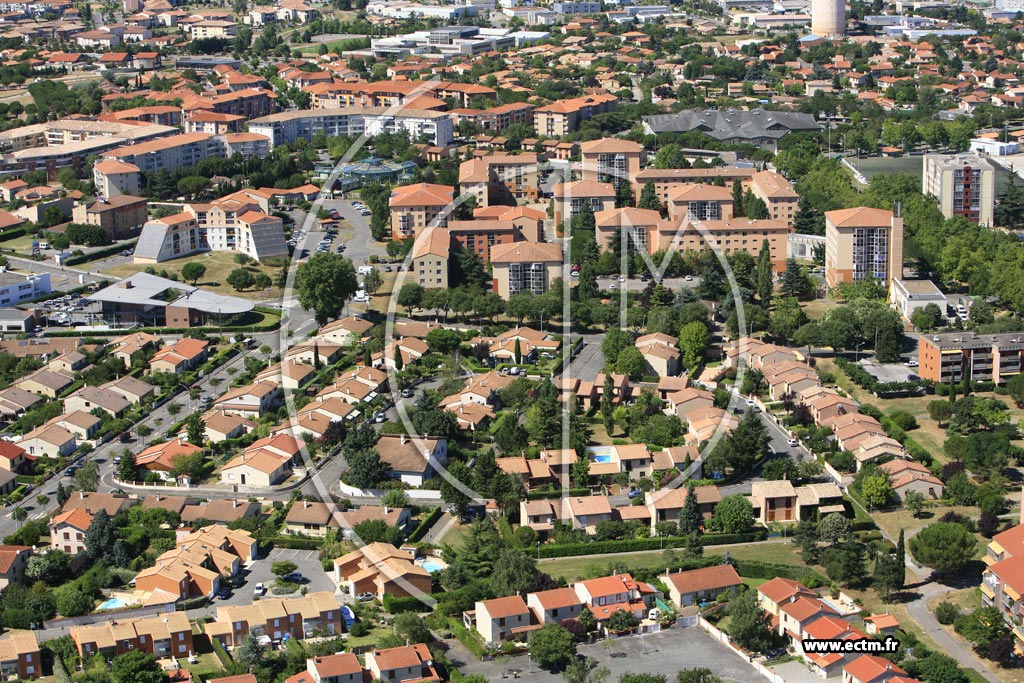 Photo arienne de Blagnac - Nord