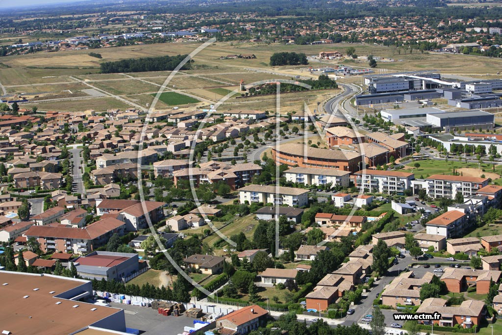 Photo arienne de Blagnac - Nord