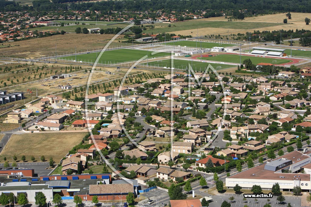 Photo arienne de Blagnac - Nord