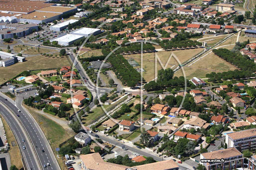 Photo arienne de Blagnac - Nord