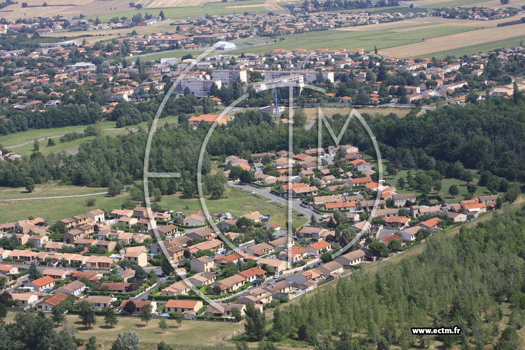 Photo arienne de Castelginest