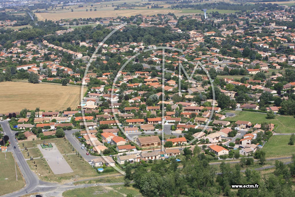 Photo arienne de Castelginest