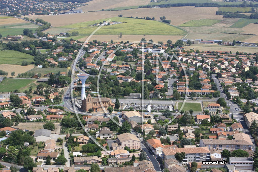 Photo arienne de Castelginest