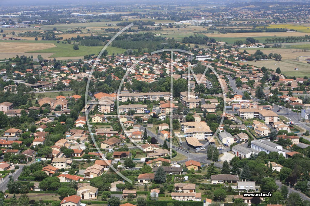 Photo arienne de Castelginest