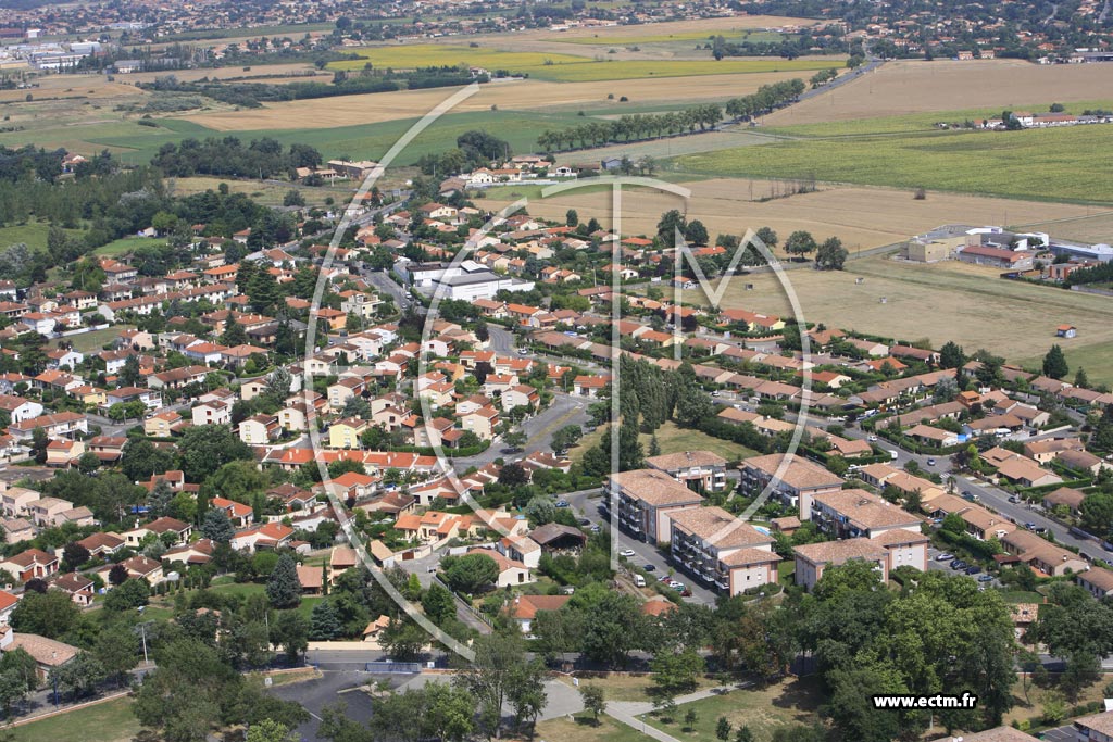 Photo arienne de Castelginest