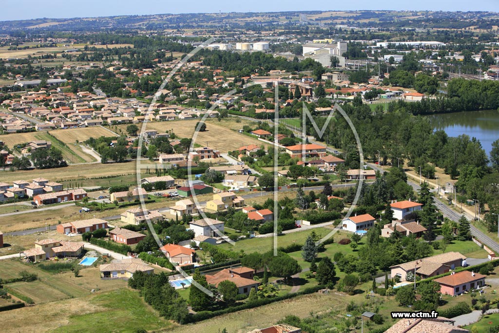 Photo arienne de Gagnac sur Garonne