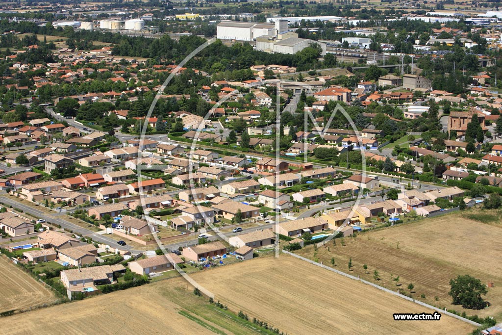 Photo arienne de Gagnac sur Garonne