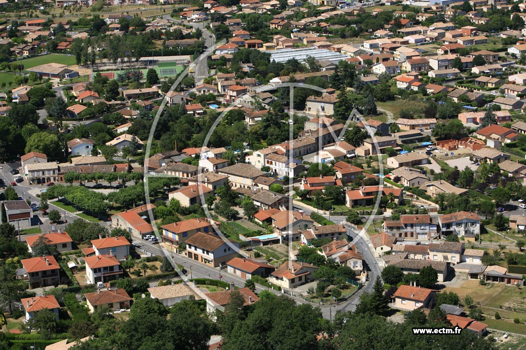 Photo arienne de Gagnac sur Garonne