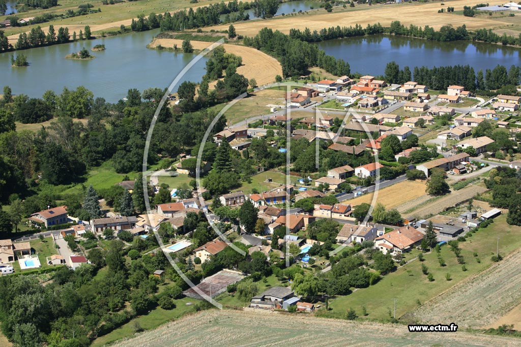 Photo arienne de Gagnac sur Garonne