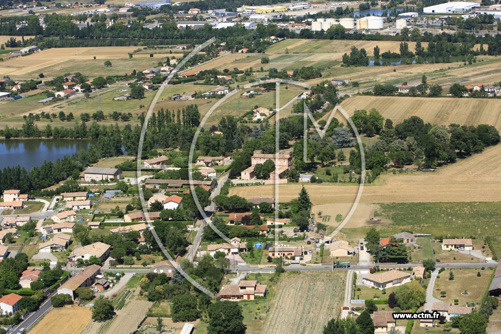 Photo arienne de Gagnac sur Garonne