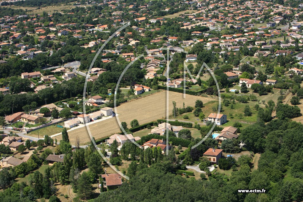 Photo arienne de La Salvetat Saint Gilles