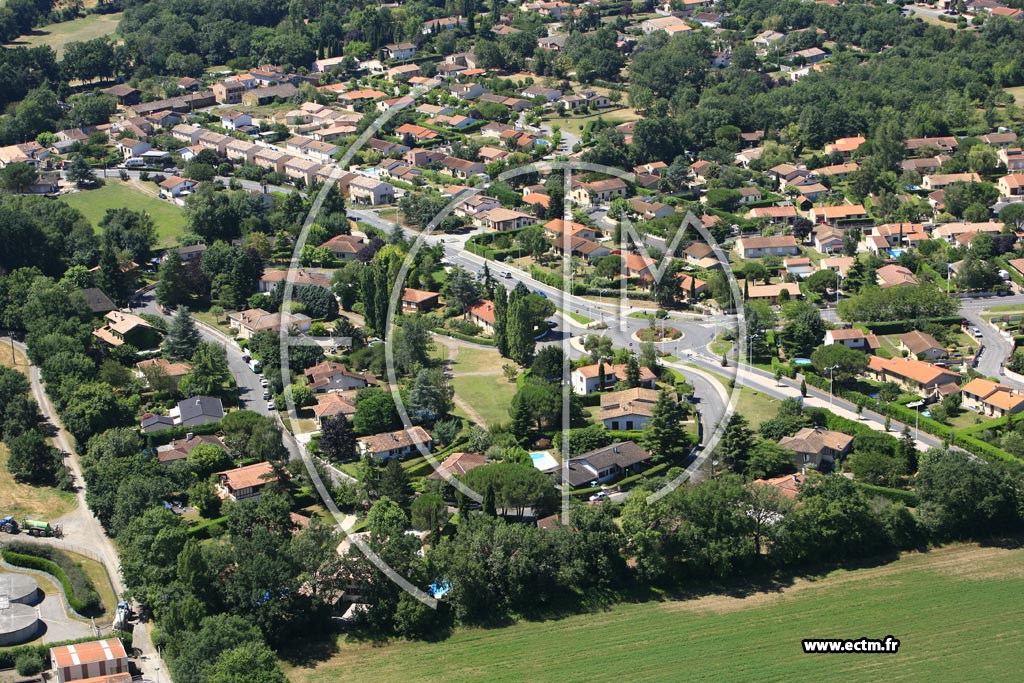 Photo arienne de La Salvetat Saint Gilles - Les Hauts de St Gilles