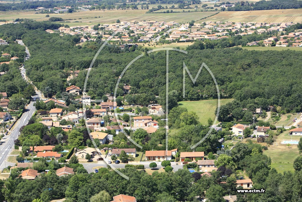 Photo arienne de La Salvetat Saint Gilles - Les Hauts de St Gilles