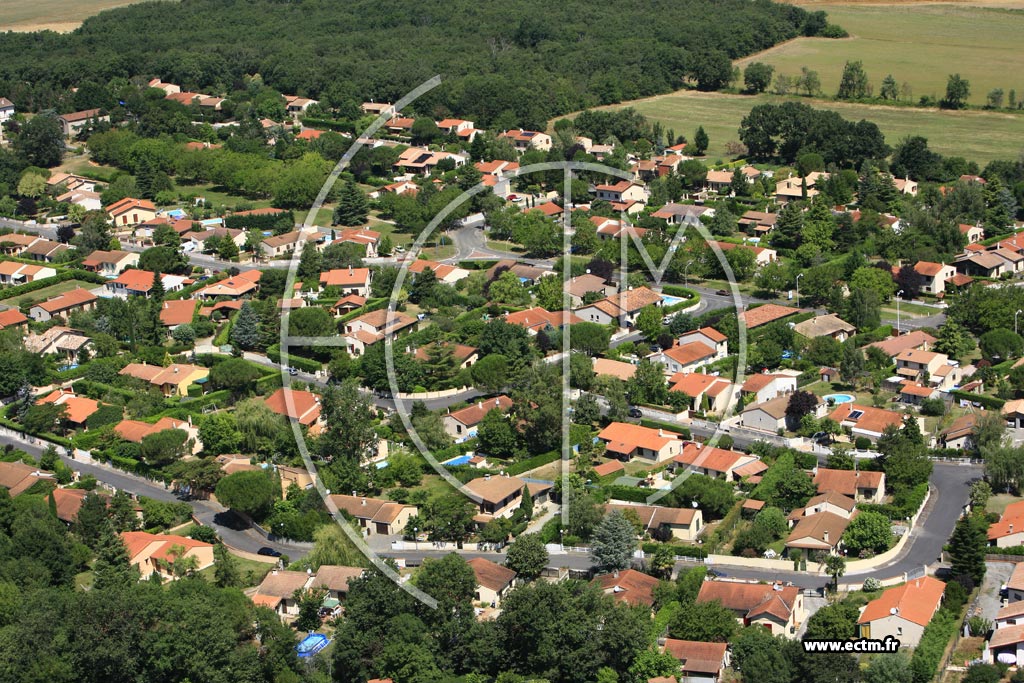 Photo arienne de La Salvetat Saint Gilles - Les Hauts de St Gilles
