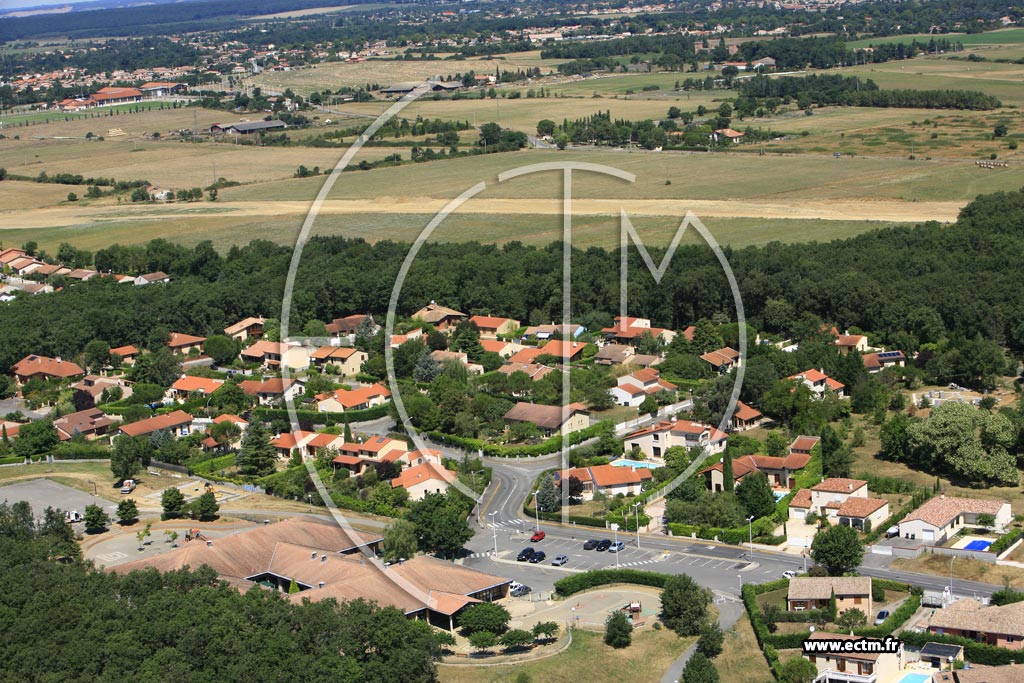 Photo arienne de La Salvetat Saint Gilles - Les Hauts de St Gilles