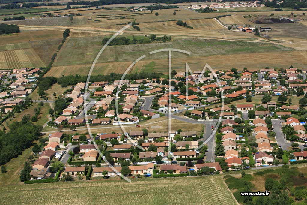 Photo arienne de La Salvetat Saint Gilles - Les Hauts de St Gilles