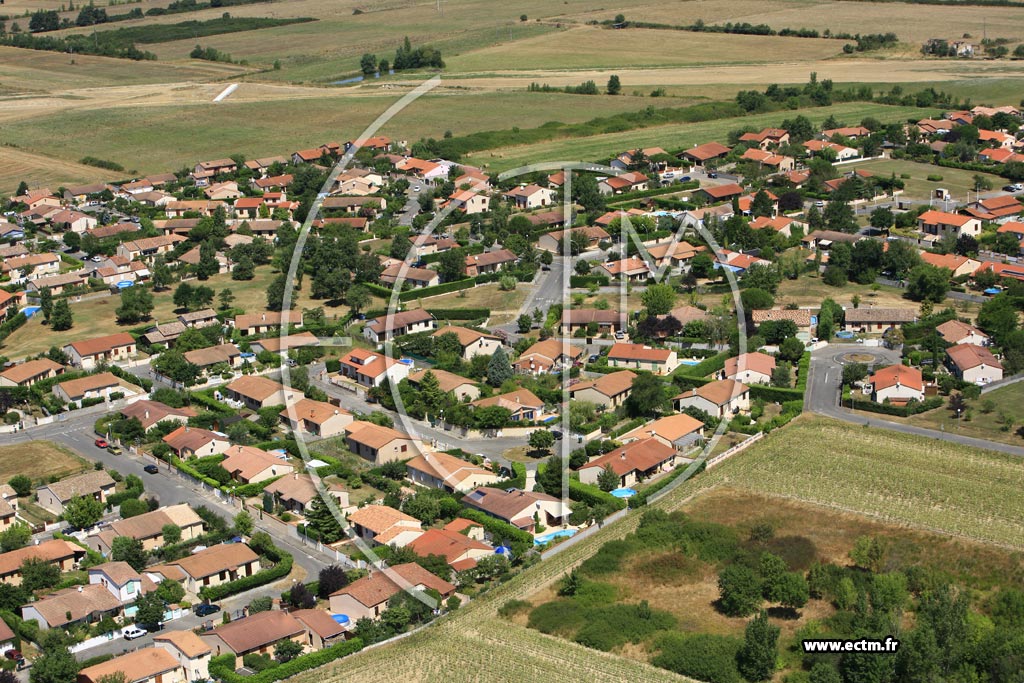 Photo arienne de La Salvetat Saint Gilles - Les Hauts de St Gilles