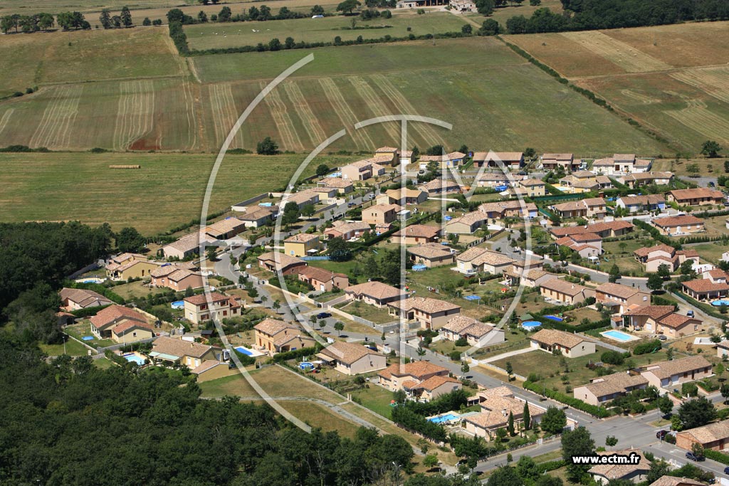 Photo arienne de La Salvetat Saint Gilles - Les Hauts de St Gilles