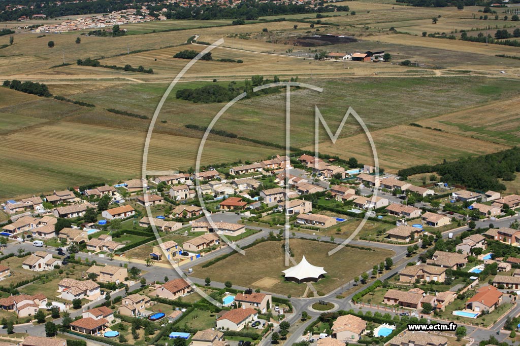 Photo arienne de La Salvetat Saint Gilles - Les Hauts de St Gilles