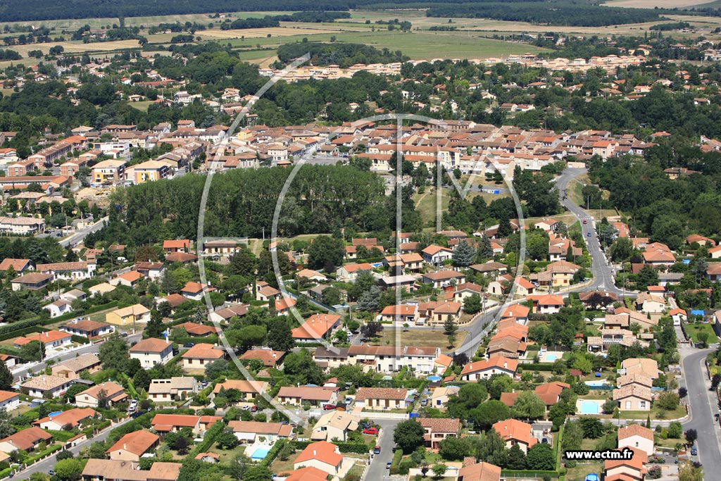 Photo arienne de Leguevin