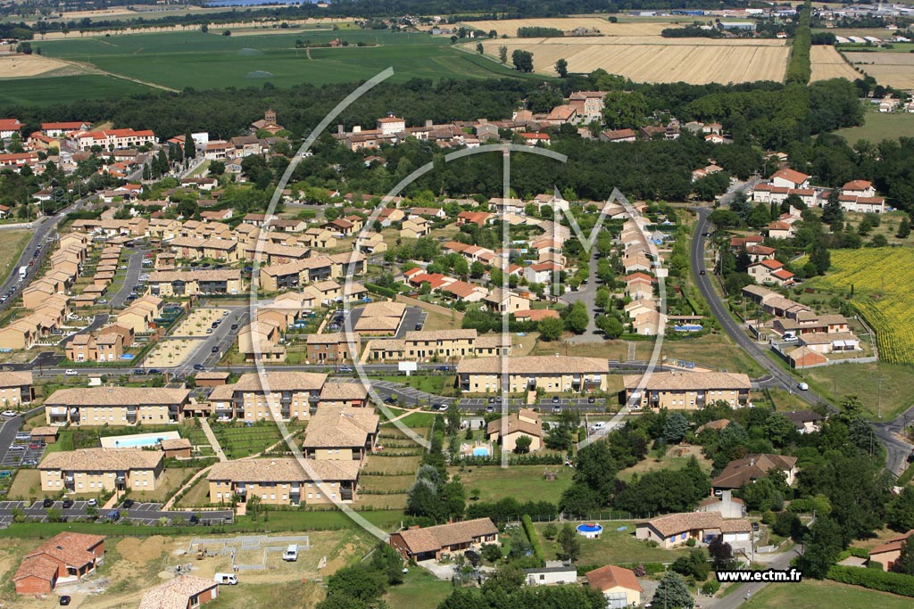 Photo arienne de Merville