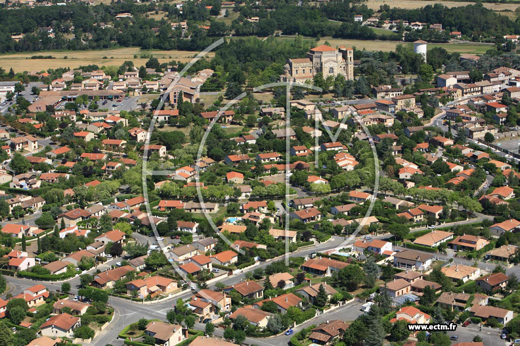 Photo arienne de Pibrac