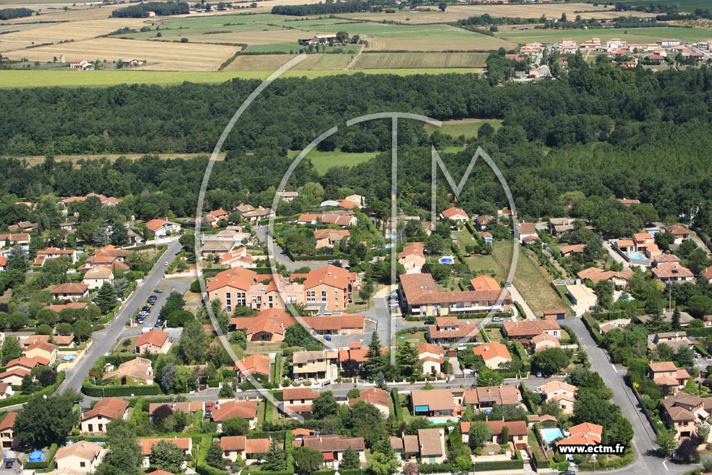 Photo arienne de Pibrac