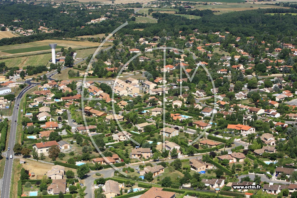 Photo arienne de Pibrac