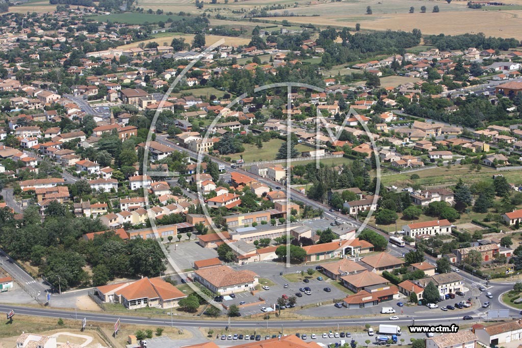 Photo arienne de Saint Alban