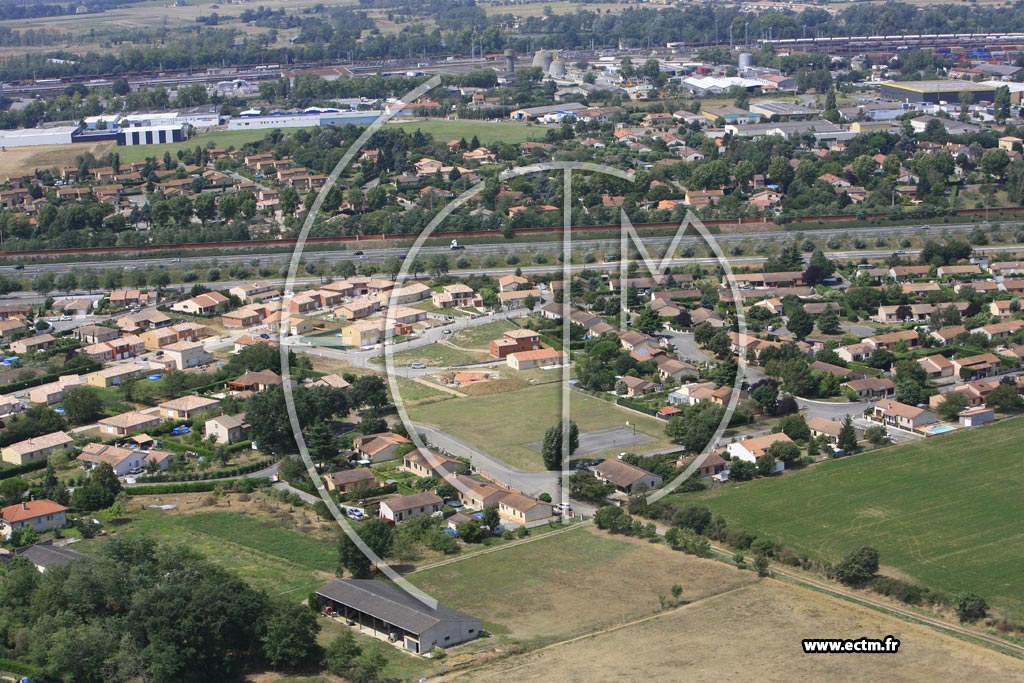 Photo arienne de Saint Alban