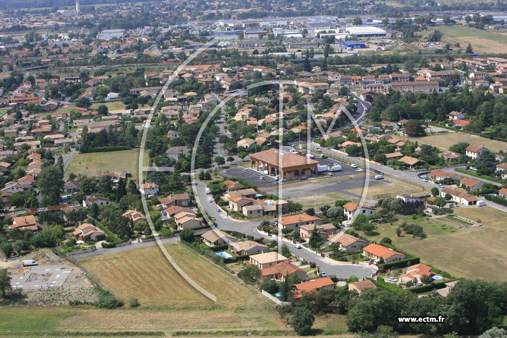 Photo arienne de Saint Alban
