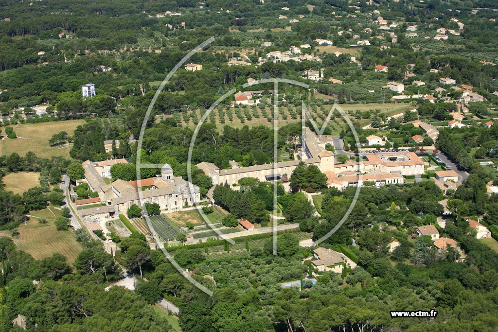 Photo arienne de Saint Rmy de Provence (Cloitre St Paul de Mausole)