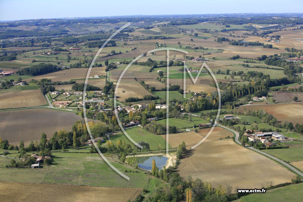 Photo arienne de Lapenche