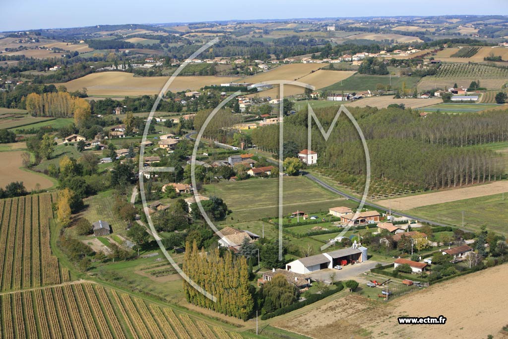 Photo arienne de Realville