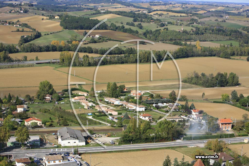 Photo arienne de Realville