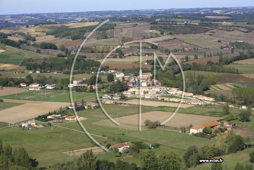 Photo arienne de Lafrancaise  - Lunel