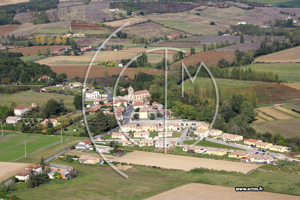Photo arienne de Lafrancaise  - Lunel