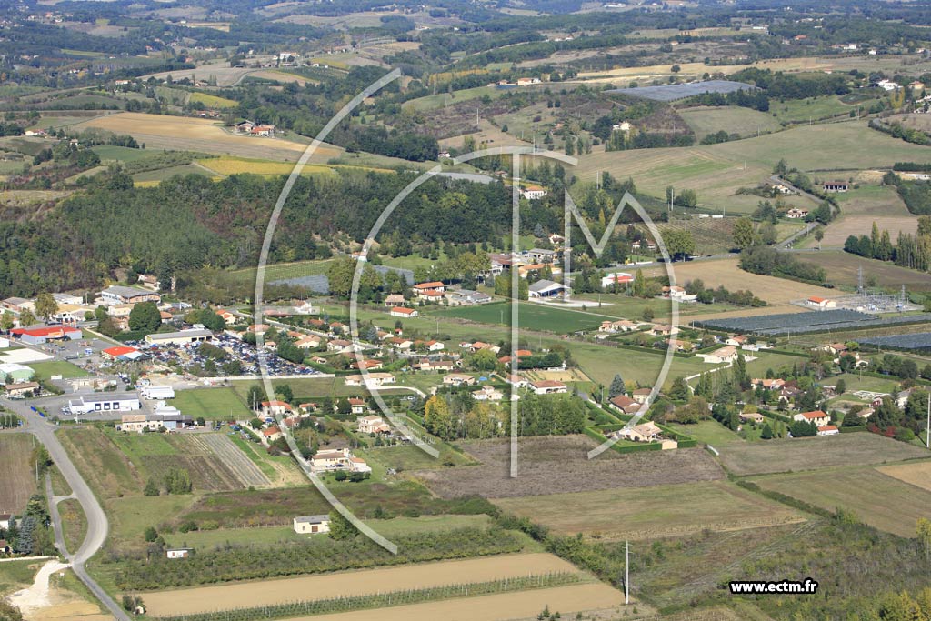 Photo arienne de Moissac