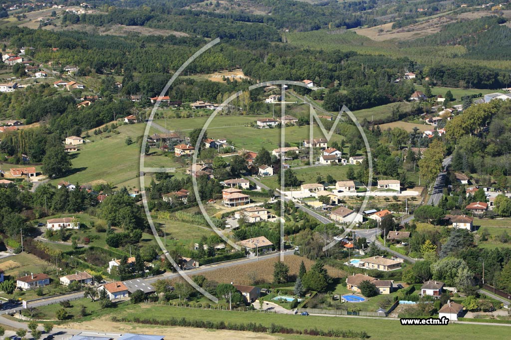 Photo arienne de Moissac